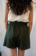 Load image into Gallery viewer, Olive Woven Shorts
