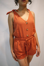 Load image into Gallery viewer, Sunset Romper - Red-Orange
