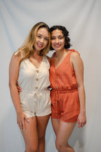 Load image into Gallery viewer, Sunset Romper - Red-Orange
